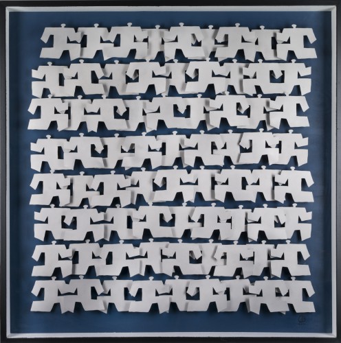 Agitations 1, 2011 - Technique mixte sur carton
120 x 120 cm