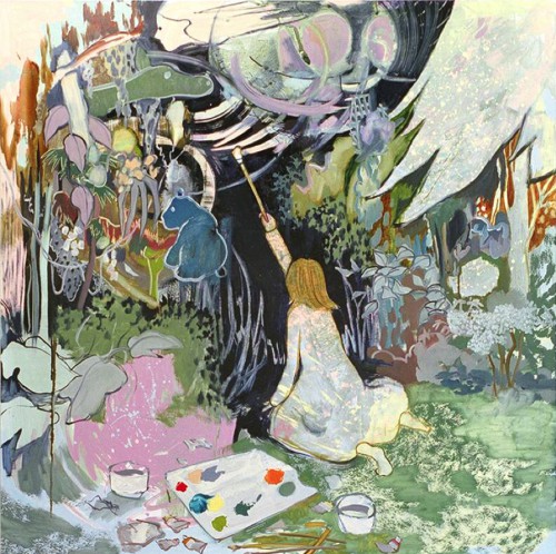 The conductor, 2012 - Acrylique et huile sur toile
162,5 x 162,5 cm