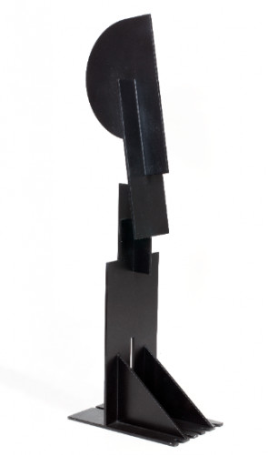 Totem noir, 2012 - Inox marine 304 peint
H 80 cm