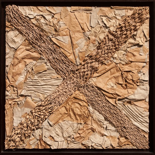 Banemba, 2013 - Technique mixte avec carton
106 x 106 cm
