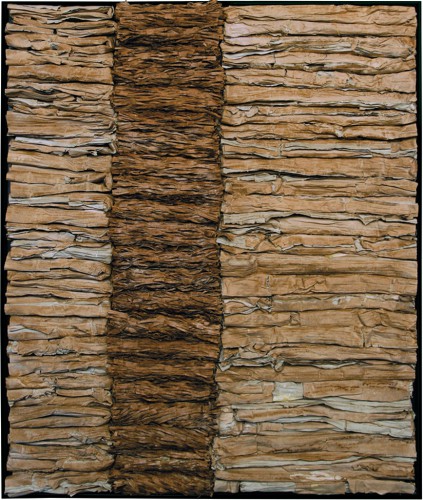 Baïla, 2013 - Technique mixte avec carton
127 x 107 cm
