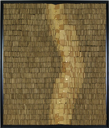Kouandé, 2013 - Technique mixte avec carton
130 x 110 cm
