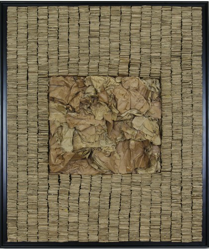 Tawadi, 2013 - Technique mixte avec carton
130 x 110 cm
