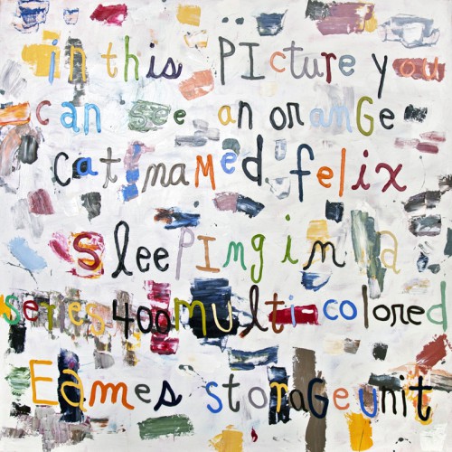 Felix - 2013, huile sur toile, 120 x 120 cm