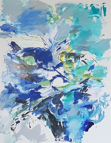 Sans titre 50 - 2018, huile sur toile, 162 x 130 cm