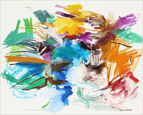 Sans titre 48 - 2015, huile sur toile, 50 x 61 cm