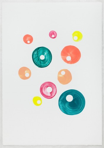 Sans titre 11 - 2013, monotype sur papier, 71 x 50,5 cm