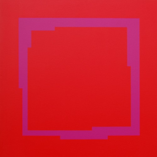 XXV - 2009, acrylique sur toile, 100 x 100 cm
