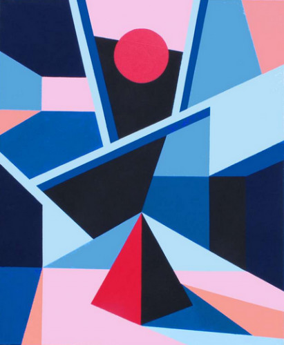 Untitled 34 - 2015, acrylic on canvas, 81 x 65 cm