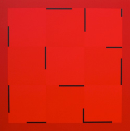 01 2013 I - 2013, acrylic on canvas, 100 x 100 cm