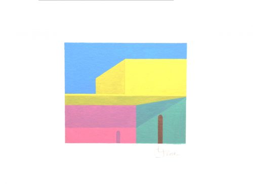 LB 81 - 2017, watercolour on paper, 24 x 32 cm