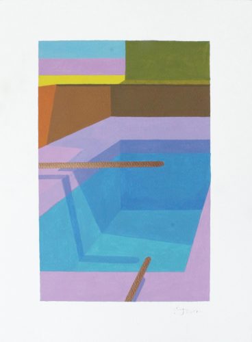 LB 85 - 2017, watercolour on paper, 40 x 30 cm
