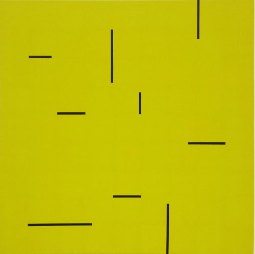 08 2013 VIII - 2013, acrylic on canvas, 100 x 100 cm