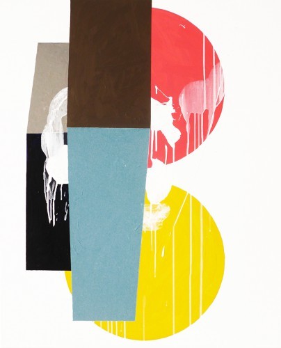 Charmed - 2015, mixte sur toile, 100 x 81 cm