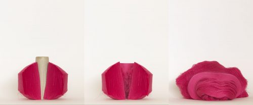 Bobine rouge - 2012, triptyque, photographie, 80 x 300 cm, 5 exemplaires