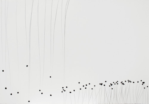 Untitled - 2015, pencil and ink on paper, 77 x 112 cm
