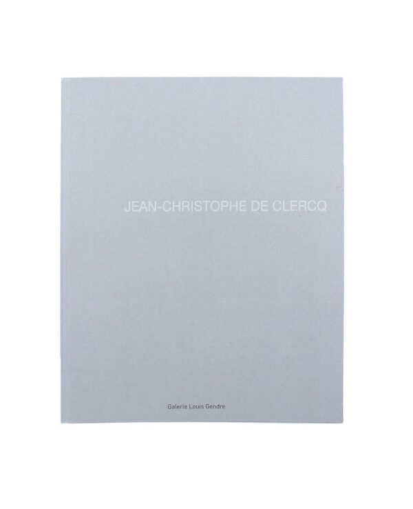 De Clercq Jean-Christophe - Catalogue