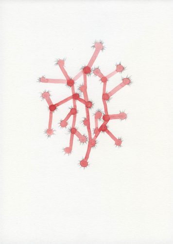 Z16_033 - 2016, Fusain sur papier,
29,7 x 21 cm
