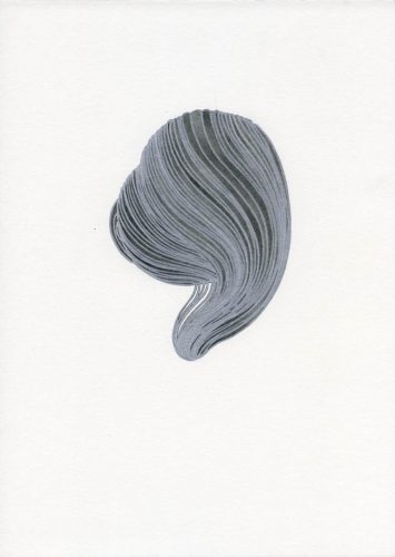 Z16_055 - 2016, Fusain sur papier,
29,7 x 21 cm