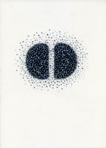 Z16_097 - 2016, Fusain sur papier,
29,7 x 21 cm
