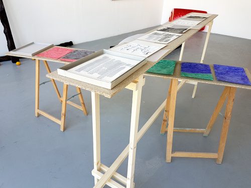 Installation de dessins - 2019