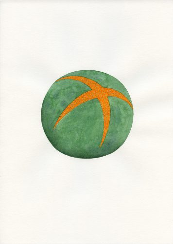 Z18_006 - 2018, Mixte sur papier, 29,7 x 21 cm
