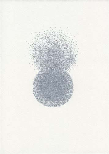 Z18_118 - 2018, Mixte sur papier, 29,7 x 21 cm