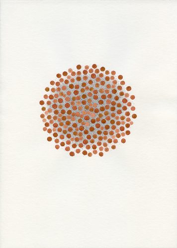 Z18_136 - 2018, Mixte sur papier, 29,7 x 21 cm
