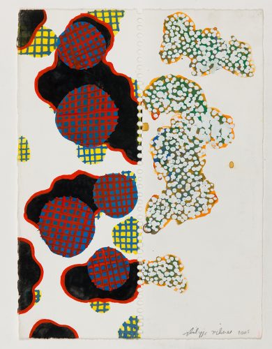 PR-G-2005 - 2005, gouache sur papier, 38 x 28 cm