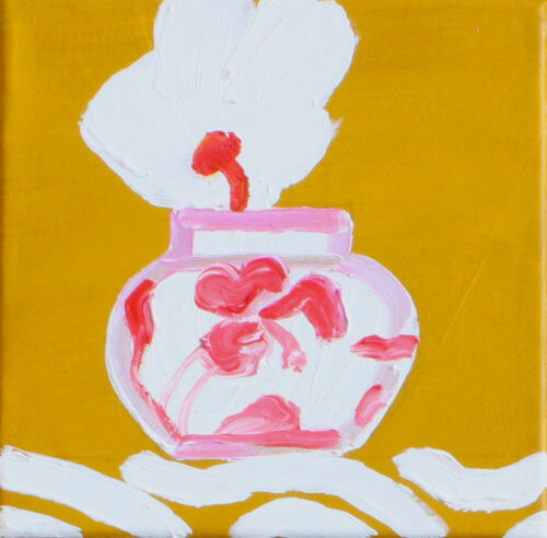 Ectoplasme - 2023, acrylique sur toile, 20 x 20 cm