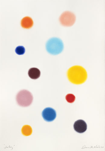 July - 2020, pastel sur papier, 99 x 67 cm