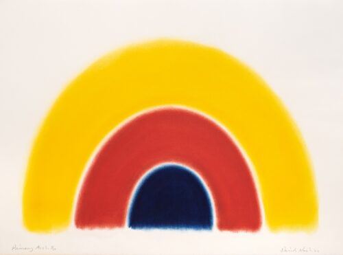 Primary arch - 2022, pochoir, 56,6 x 76 cm, 30 exemplaires