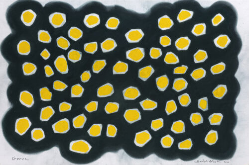 Gorse - 2020, pigment sur papier, 103 x 154,5 cm