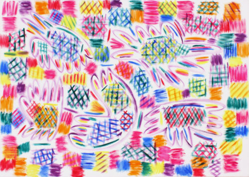 Easy Painting 6 - 2024, acrylique sur toile, 114X162 cm