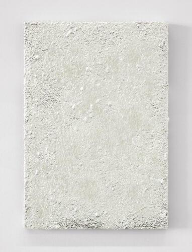 Playground - 2022, acrylique et terre sur coton, sur bois, 45 x 31 cm