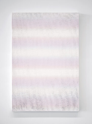 Sans titre - 2021, acrylique et impression sur coton sur bois,  47 x 32 cm