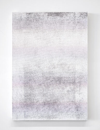 Sans titre - 2021, acrylique et impression UV sur coton, sur bois, 47 x 33 cm