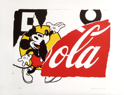 Mickey Mouse - lithographie originale, édition de 40 exemplaires, 60 x 76 cm