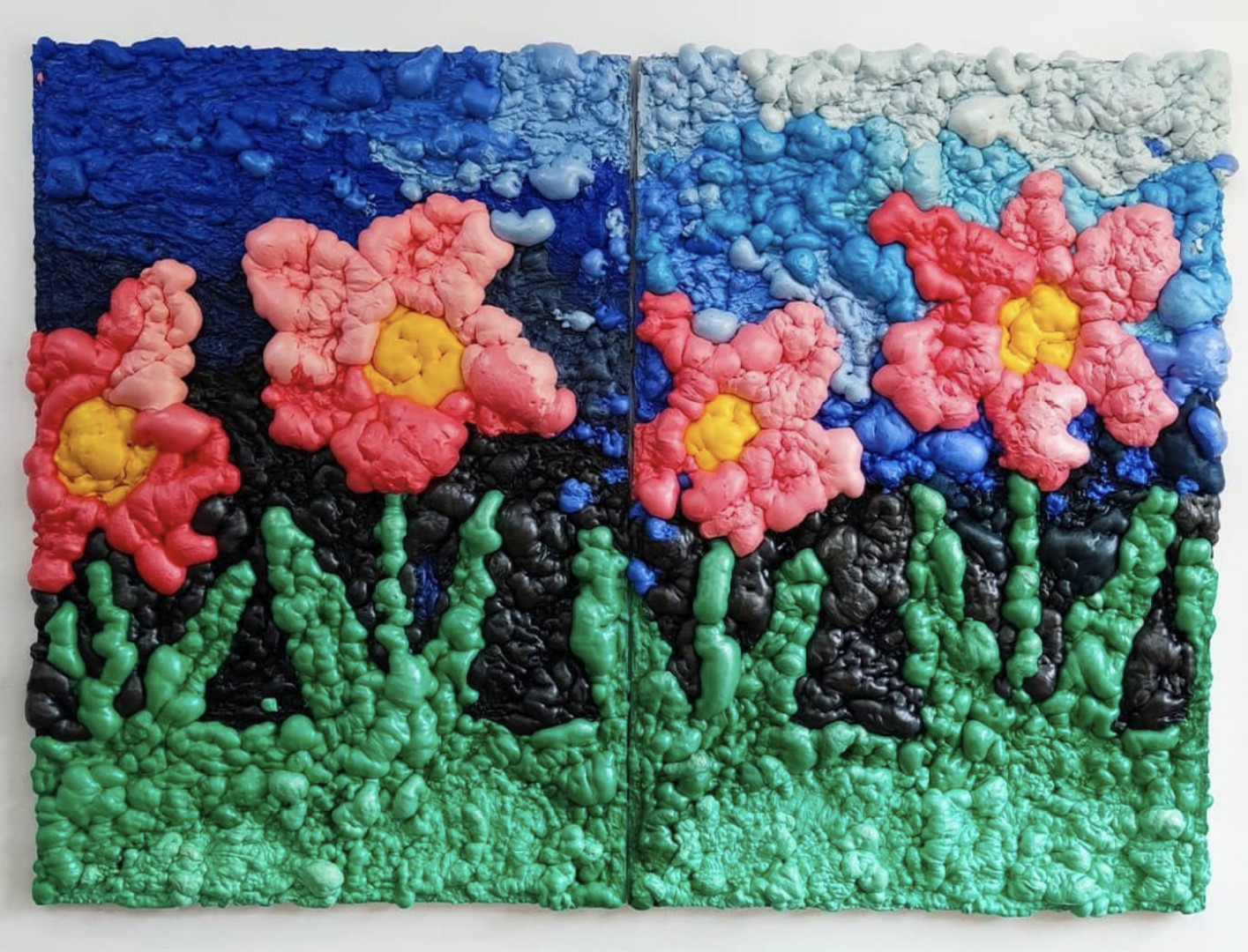 Fleurs avec vues