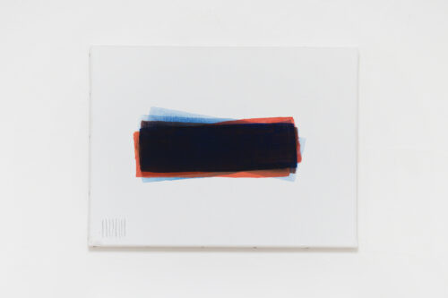 Floating form XXVII r - 2019, acrylique sur toile, 30, x 40 cm