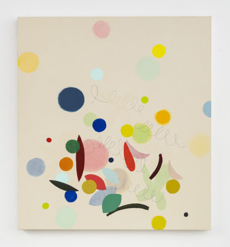Sans titre - 2026, acrylique sur toile, 111,5 x 100,5 cm